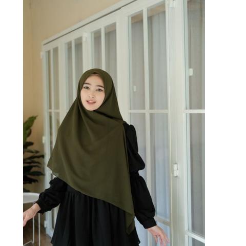 New Stock G.N.A.ID - JENNAIRA KHIMAR ZIPPER VERSI KE 3 (130*130)
