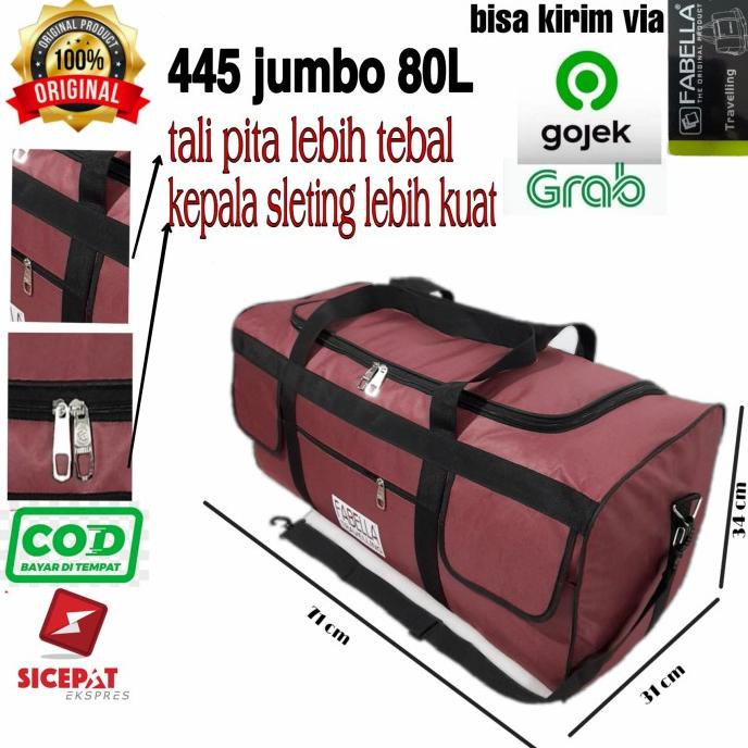 TAS PAKAIAN BESAR FABELLA TAS MUDIK TAS PAKAIAN JUMBO TAS JINJING