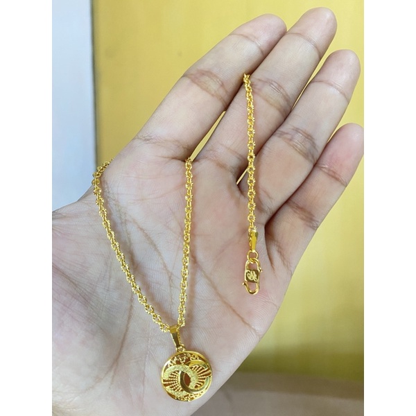 Kalung Koin 91 warna 24k