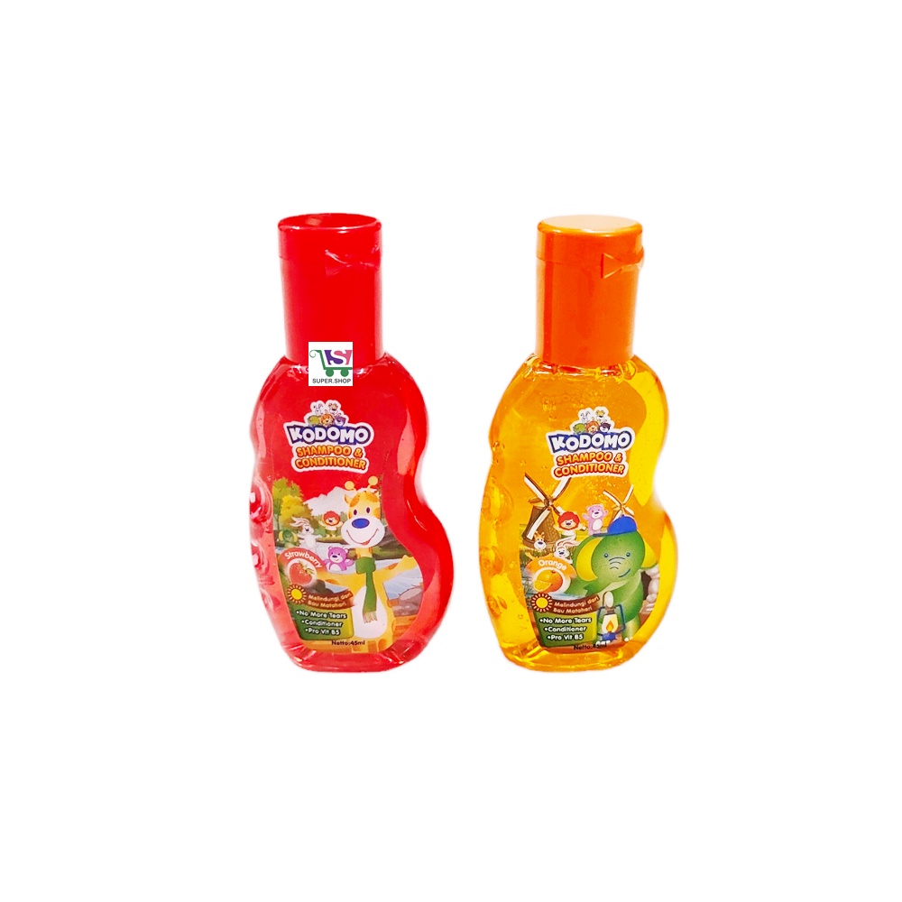 Kodomo Shampoo &amp; Conditioner Anak Botol 45 ML