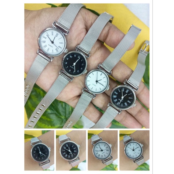 Jam Tangan Stainless Steel Gaya Korea Untuk Wanita (005SL)