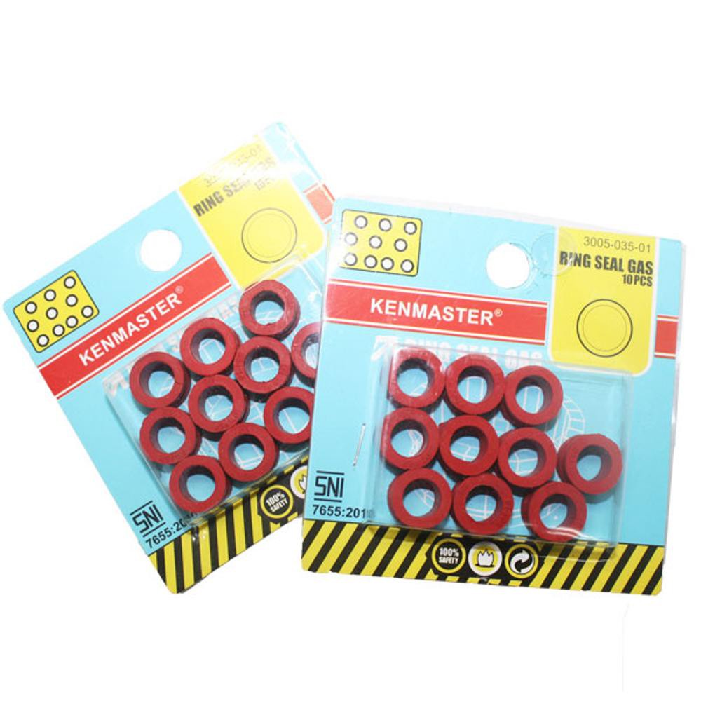 Karet Seal Tabung Gas Isi 5 Pcs Kenmaster Merah Murah