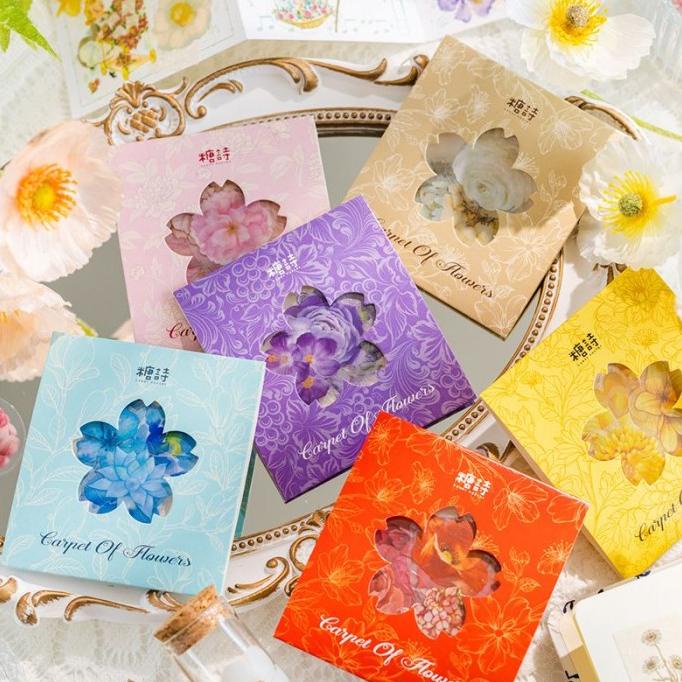 

Sticker Aesthetic Flower Waterproof Stiker Deco Journal Scrapbook