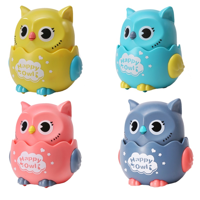 Mary Lovely Animals Owl Pull Back Untuk Mobil Mainan Kendaraan Meningkatkan Kecakapan Untuk Ki Paud