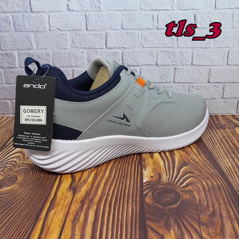 Sepatu Sneaker Pria Ando Ravandy Original 39-43 Sepatu Laki Terbaru