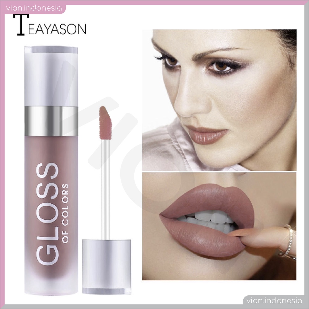 Teayason Transparent Long Tube Lip Gloss Original Lipstick Moisturizing Waterproof Lip Glaze Original Termurah TE009