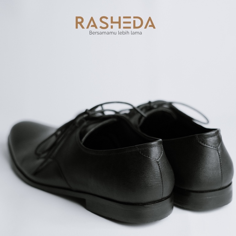 Sepatu Pantofel Pria Kulit Asli Rasheda Series SLN Formal BIg Size