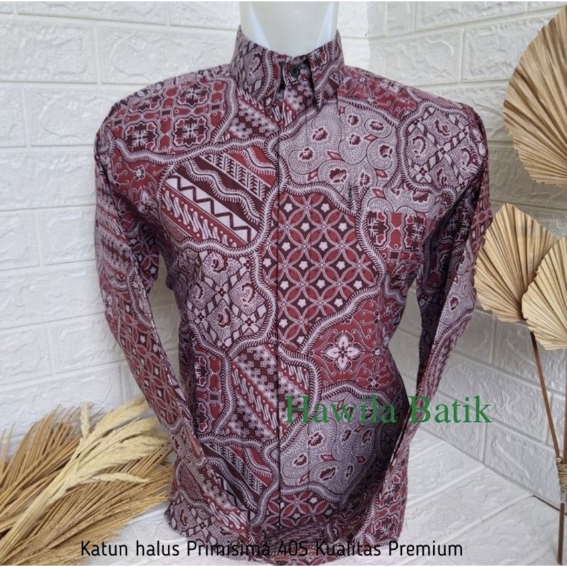 Couple Batik Ayah Anak Katun Premium