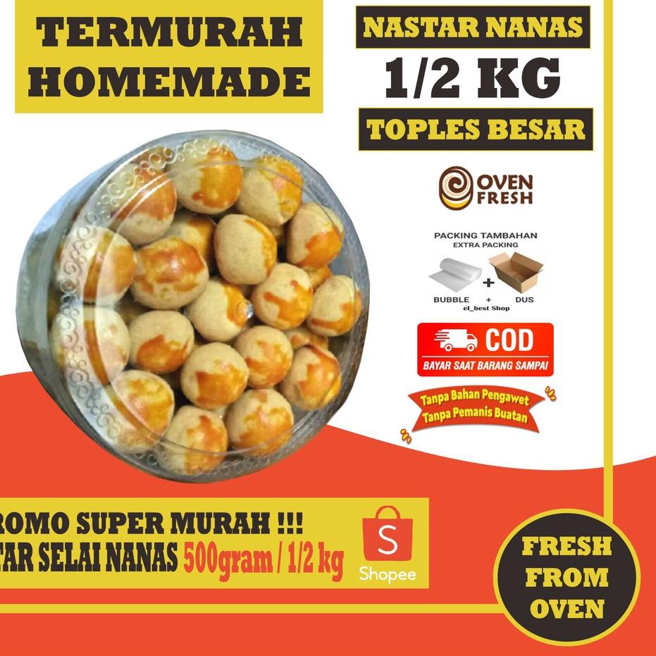 

GRATIS ONGKIR✅Nastar Nanas 500 gram | Kue kering Kue Lebaran | Kue Kering Kiloan Kue Kering Lebaran Premium Murah|SQ8