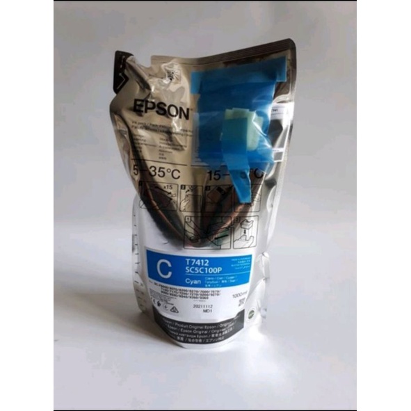 Tinta Epson F series sublim Original Biru(Cyan)