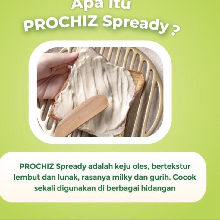 

Terkini--Prochiz Spready Keju Oles Cheddar Cheese 160 gr