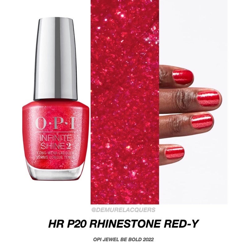 OP1 HRP20 - Rhinestone Red-y (INFINITE SHINE - JEWEL BE BOLD)
