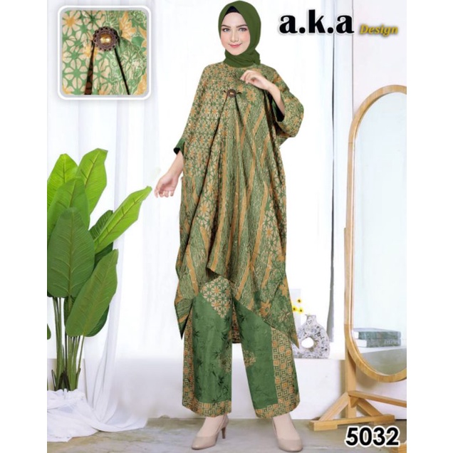 [5032]Stelan Celana Batik Kaftan Semi Sutra // Kode AKA