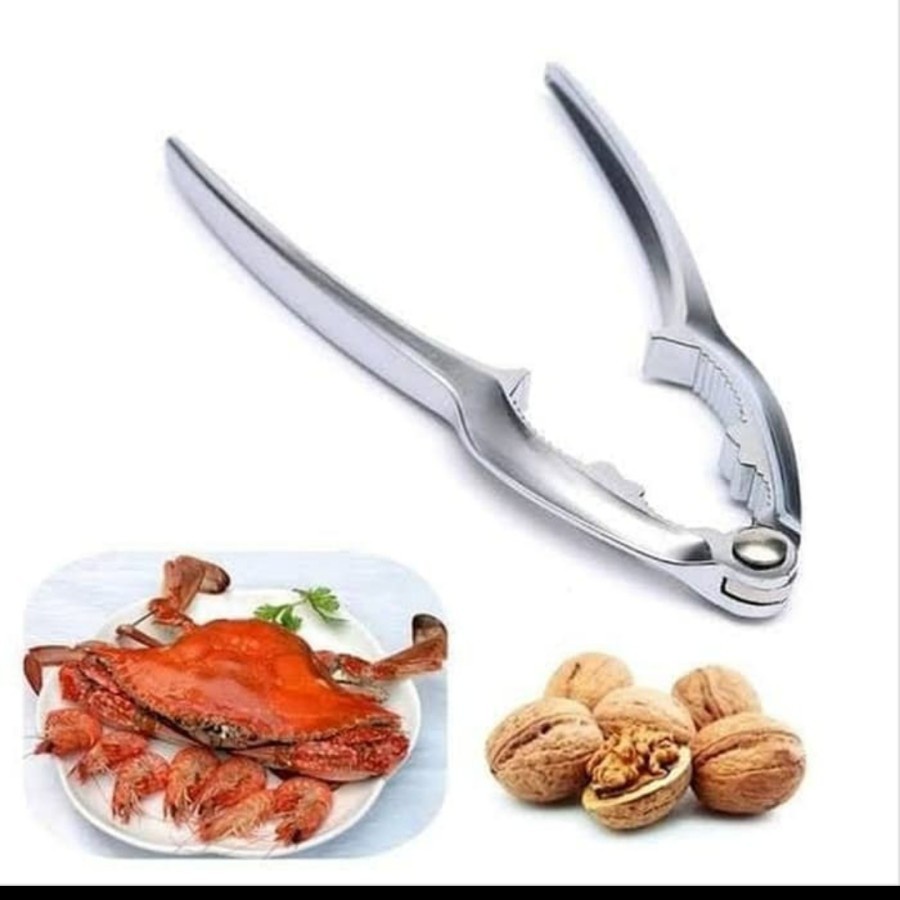 Tocushop - Jepitan Kepiting Stainless capitan kepiting Walnut Clip Nut Cracker