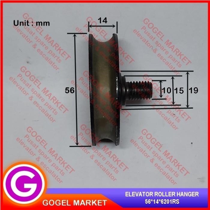 Spare part Lift, Roller hanger Mitsubishi Elevator