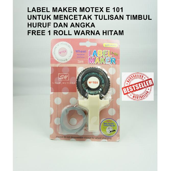 MOTEX dymo embossing label maker