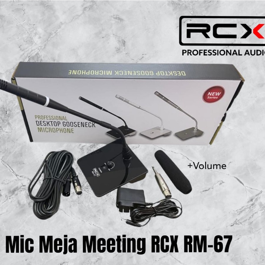 Mic Podium RCX RM 67 Mik Meja Sensitif RM67 Gooseneck MICROPHONE RM-67