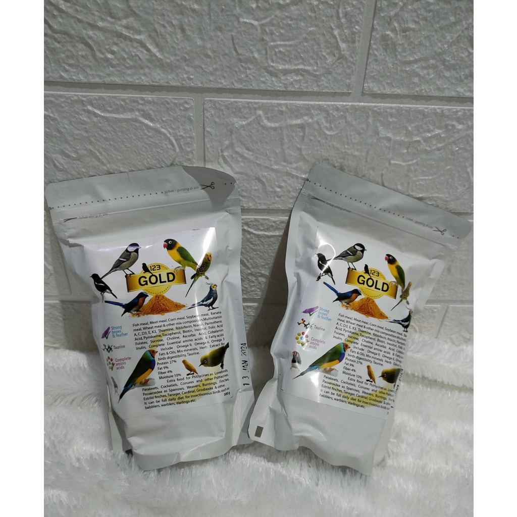 GOLD by 123 Nutrient (EXTRA FOODING BURUNG)