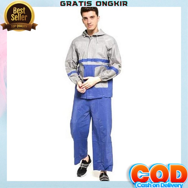 Jas Hujan Pria Dan Wanita Dewasa Mantrol Anti Rembes Js Hujan Pria Dan Wanita Stelan Jaket Dan Celan