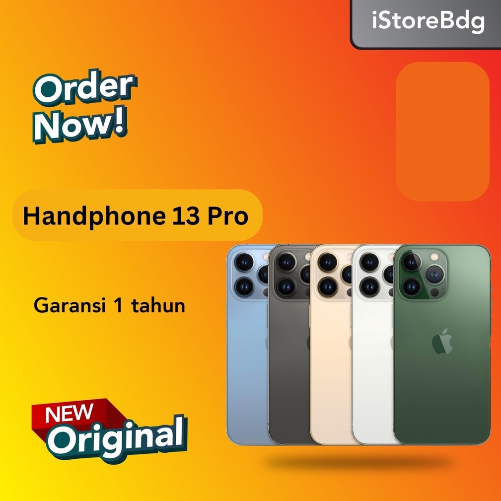 iPhne 13 Pro 128GB 256GB 512GB 1TB Garansi Resmi iBox