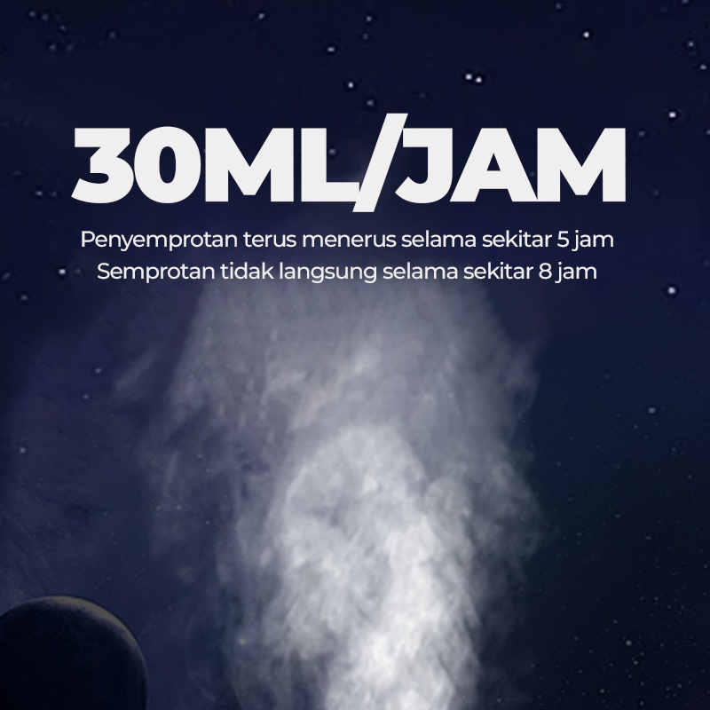 100% ORI Humidifier Diffuser Kapsul Luar Angkasa Humidifier Desktop Astronot Astronot Bulan Kecil Mini Malam Lampu Oil Diffuser Aroma