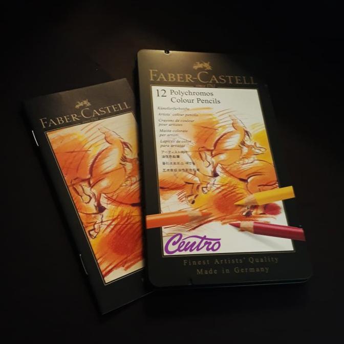

(COD) Faber Castell Polychromos Color Pencils Tin of 12 Pensil Warna