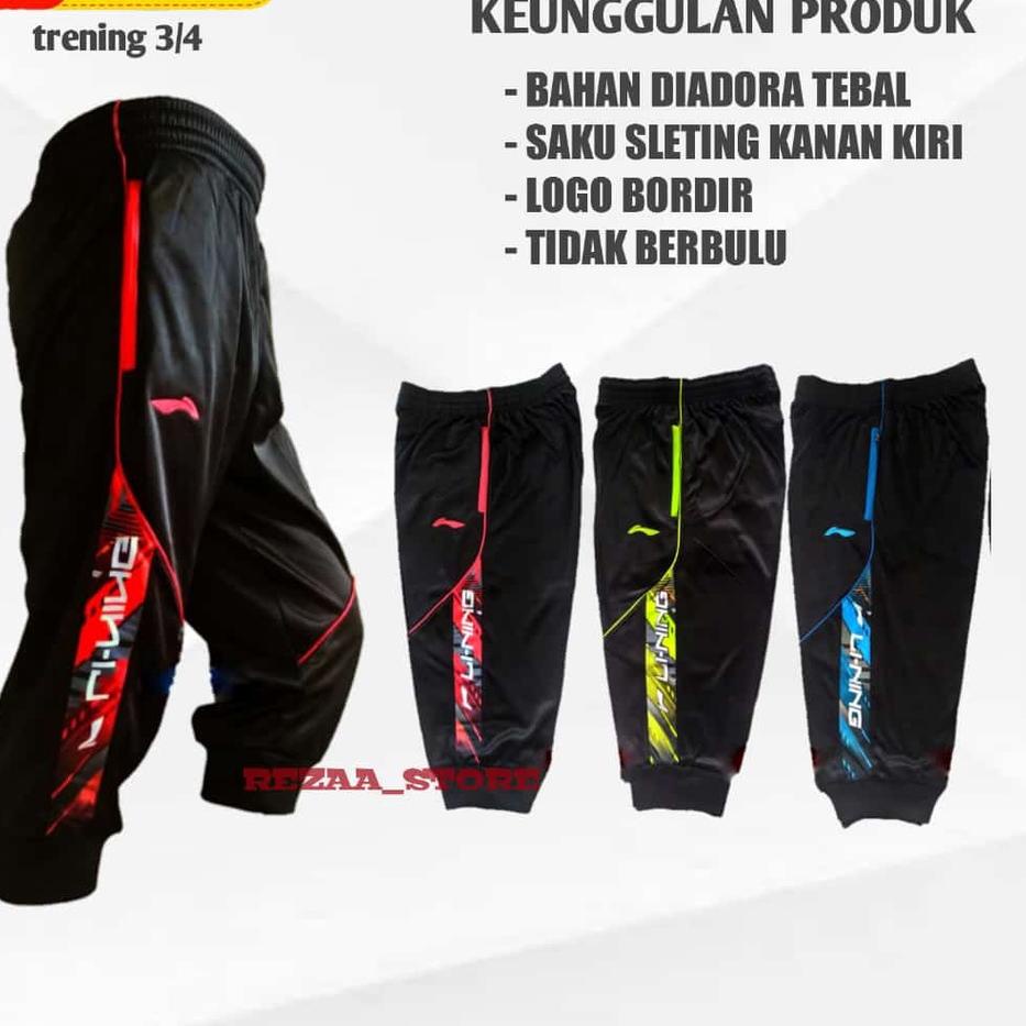 [PROMO ZAG44] CELANA JOGGER PENDEK 3/4 TRENING / CELANA TRAINING PRIA WANITA 3/4 / CELANA PENDEK POL