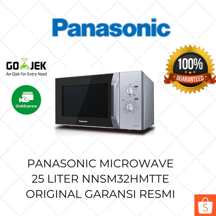 Microwave Panasonic Microwave Besar 25 Liter Nnsm32Hmtte Low Watt Murah Original