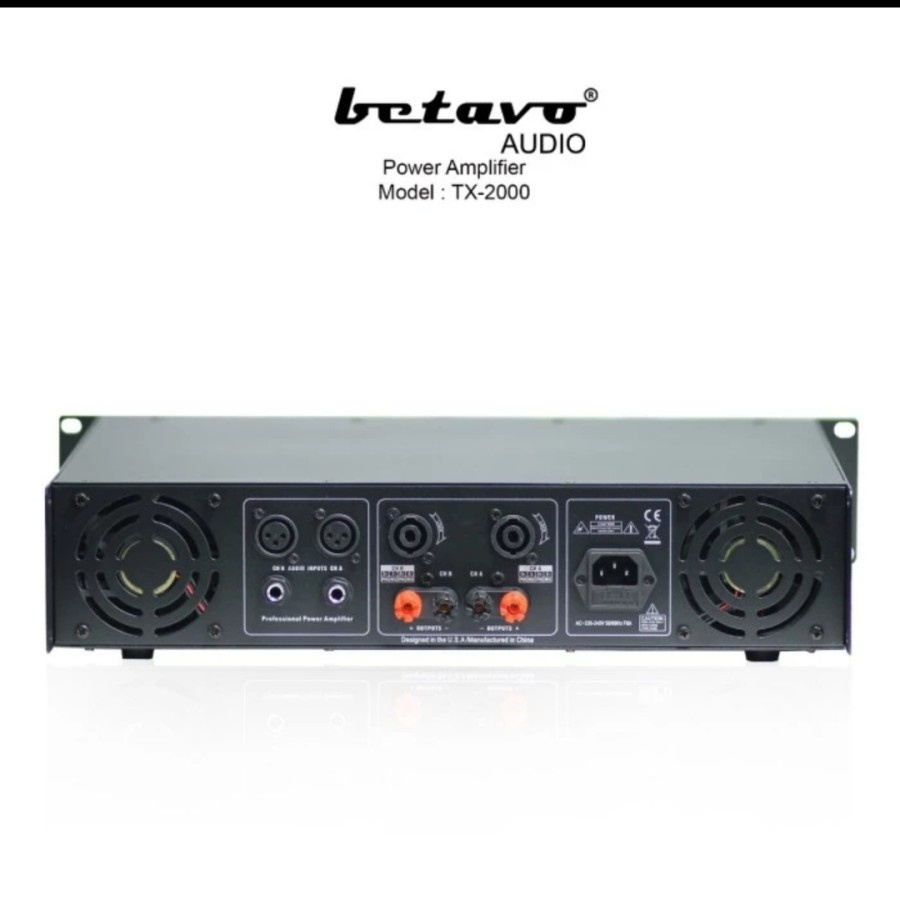 Power audio betavo tx2000 Original power amplifier tx 2000