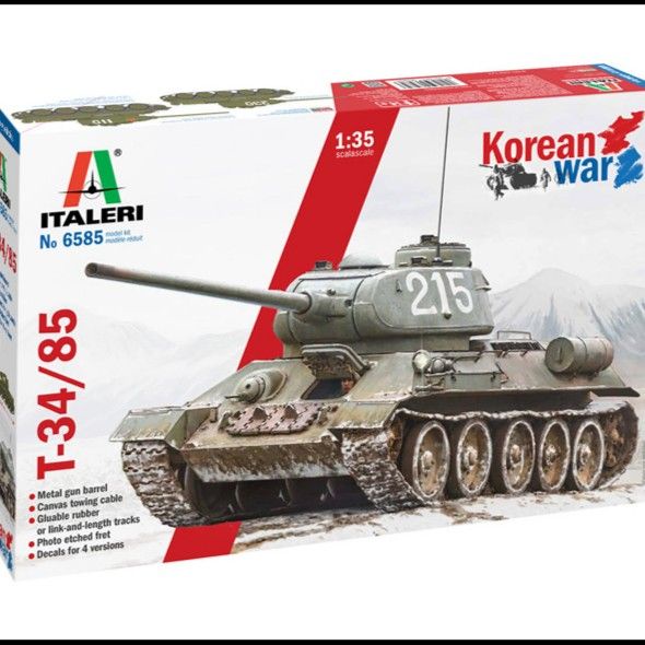 Italeri 6585 1/35 T-34/85 Tank Korean War