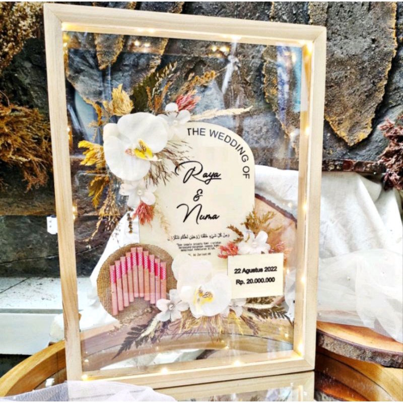 MAHAR RUSTIC ANGGREK MAHAR AKRILIK