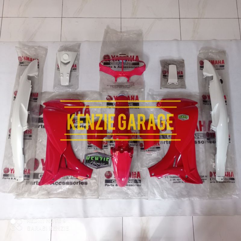 Body Fullset Yamaha Jupiter Z Lama Old Merah Putih 2005 Original YGP