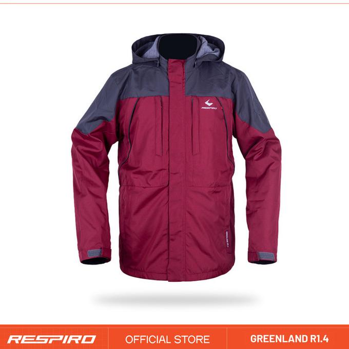 [BISA COD] Respiro Greenland | Jaket Motor Parka Windproof Detachable Hoodie
