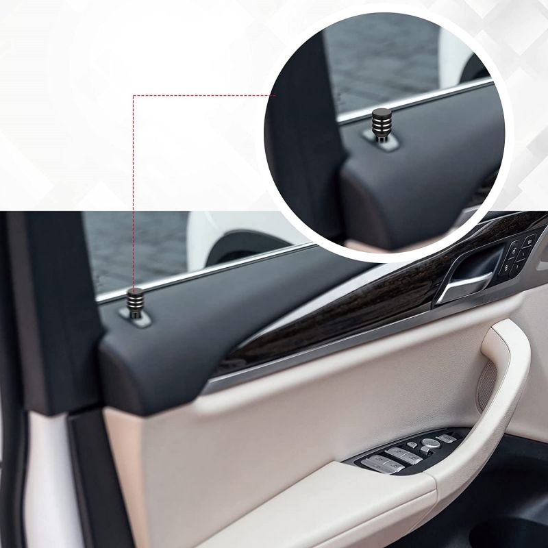 4pcs Knob Kunci Pintu Mobil Universal Knop Kunci Mobil/Truk Untuk Modifikasi Knob Pin Pengunci Pintu Interior Mobil