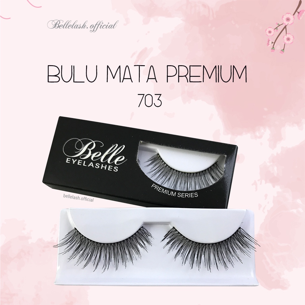 703 Bulu Mata Palsu Handmade Natural False Eyelash Eye Lashes Premium Series