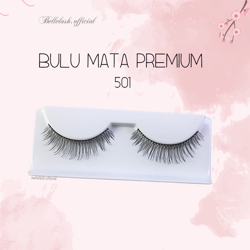 501 Bulu Mata Palsu Handmade Natural False Eyelash Eye Lashes Premium Series