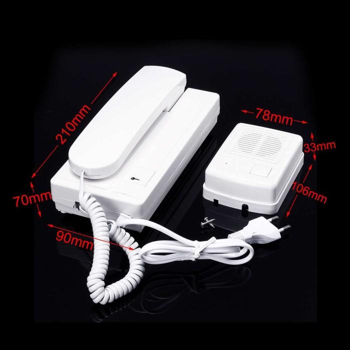 Interphone doorbell speaker bel dan telpon komunikasi antar ruangan