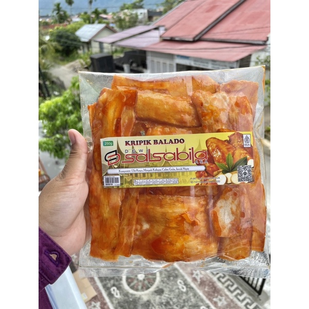 

Kripik Singkong Balado Salsabila Original / Kripik Singkong Balado Panjang 250 gr / Sanjay Balado / Kripik Padang / Kripik Sumbar / Oleh-Oleh Padang