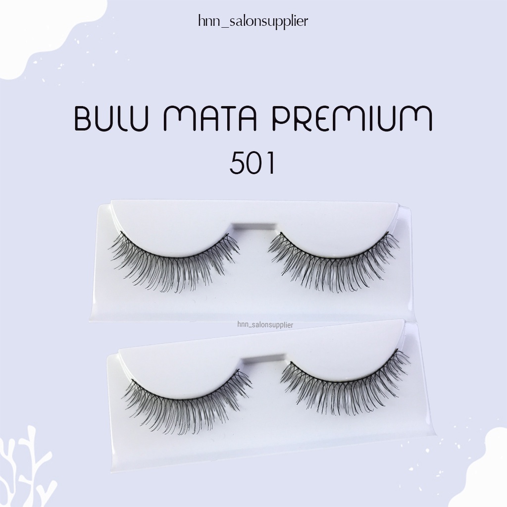 501 Bulu Mata Palsu Handmade Fake Eyelash Eye Lashes Lash Artifivial Belle Eyelashes