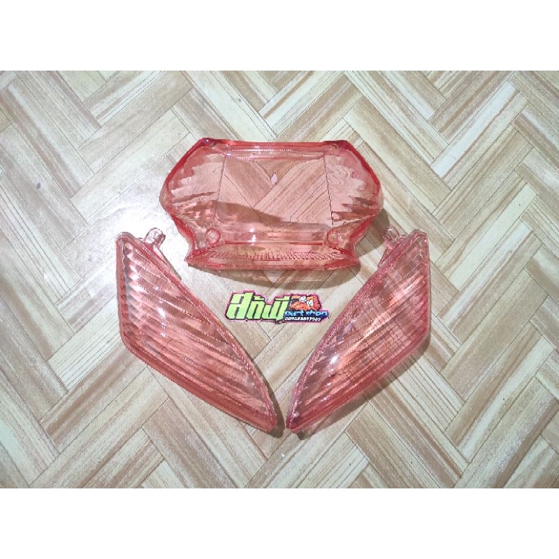 Mika kaca set depan belakang sein smoke red sen stoplamp mio lampu headlamp reflektor mx z maximo th