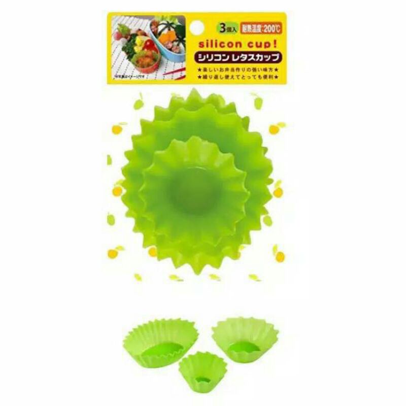 Cup Silicon Selada Silicon Cup Soft Lettuce Original Japan
