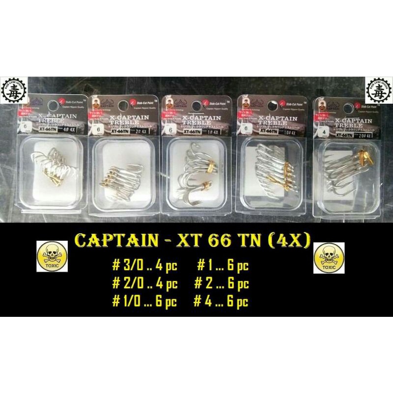 CAPTAIN - XT 66 TN (treble hook)