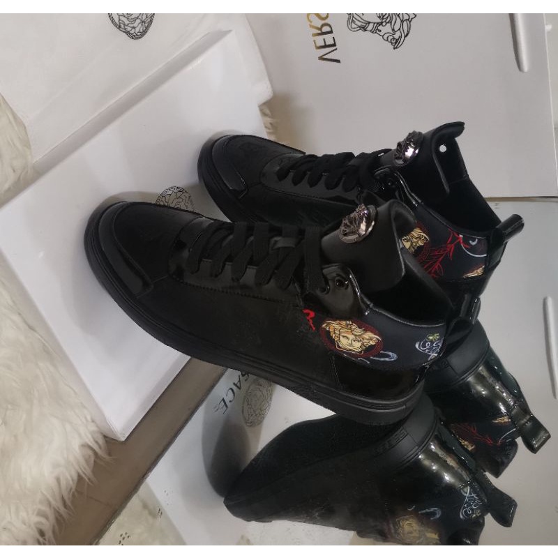 sepatu pria vers4ce sneaker boots cowok high top men shoes branded mirror vip P1SHOES