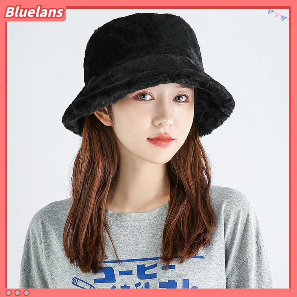 Bluelans Topi Nelayan Model Lipat Dapat Disesuaikan Bahan Plush Breathable Untuk Unisex