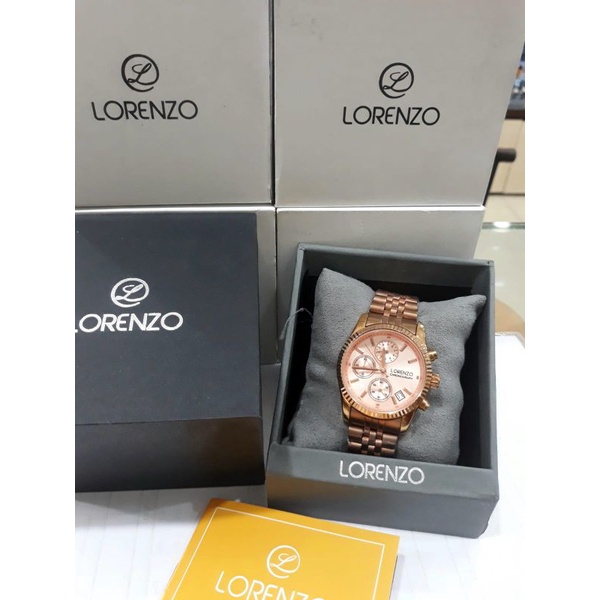 Lorenzo Jam Tangan Wanita Lorenzo Original 7109