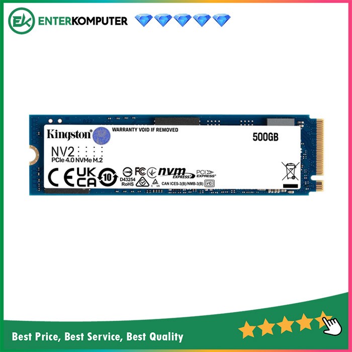 Kingston SSD NV2 500GB M.2 NVMe PCIe Gen 4.0 x4 / SSD M.2 500GB