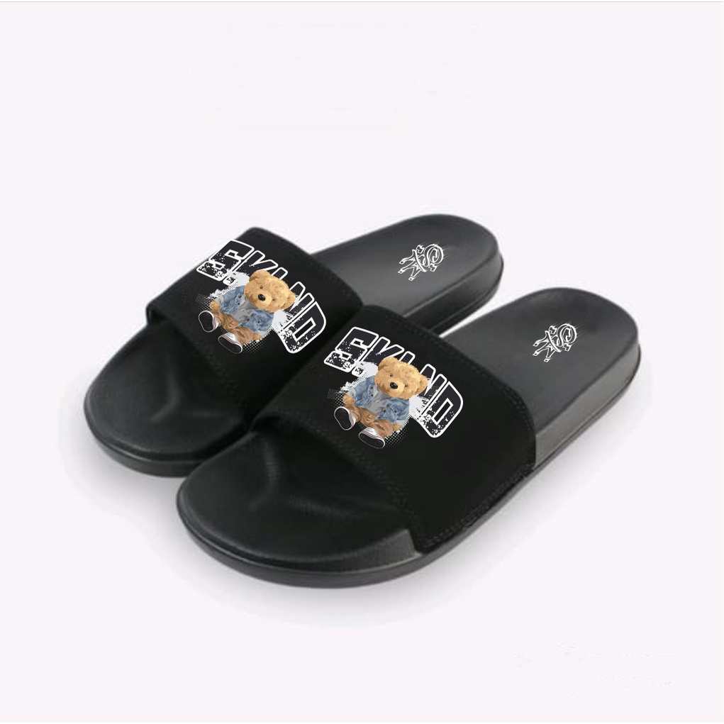 SKULLEND - Sandal Slop Pria Slide On Karet  Flip Flop - Sendal Selop Kualitas Premium Distro