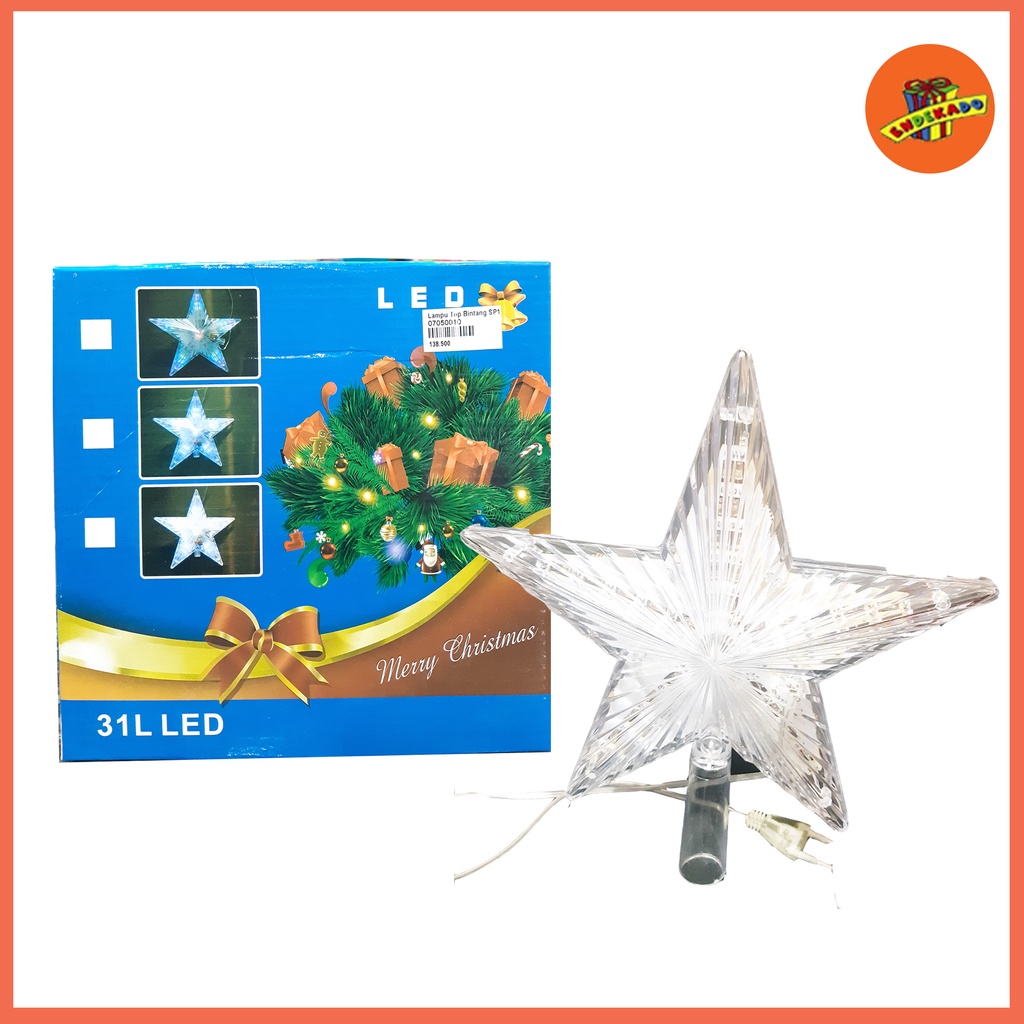 LAMPU TOP BINTANG SP1 - Hiasan Natal