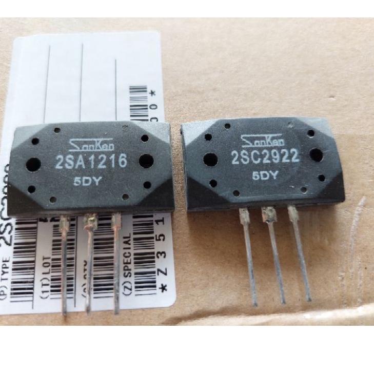 Langsung Atc Transistor Sanken 5DY 2SA 1216 dan 2SC 2922 RRT kw 1