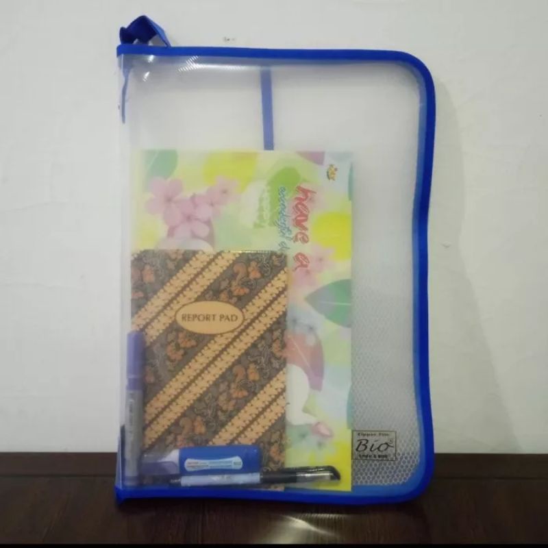 

Map Zipper Resleting Biru